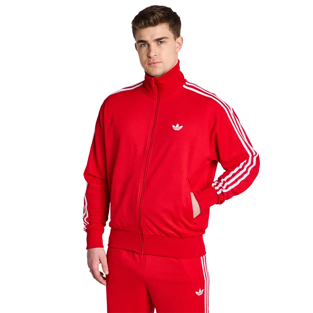 Блуза adidas Firebird Adicolor Mesh Track Top (Червен) - KE0788 – снимка 2