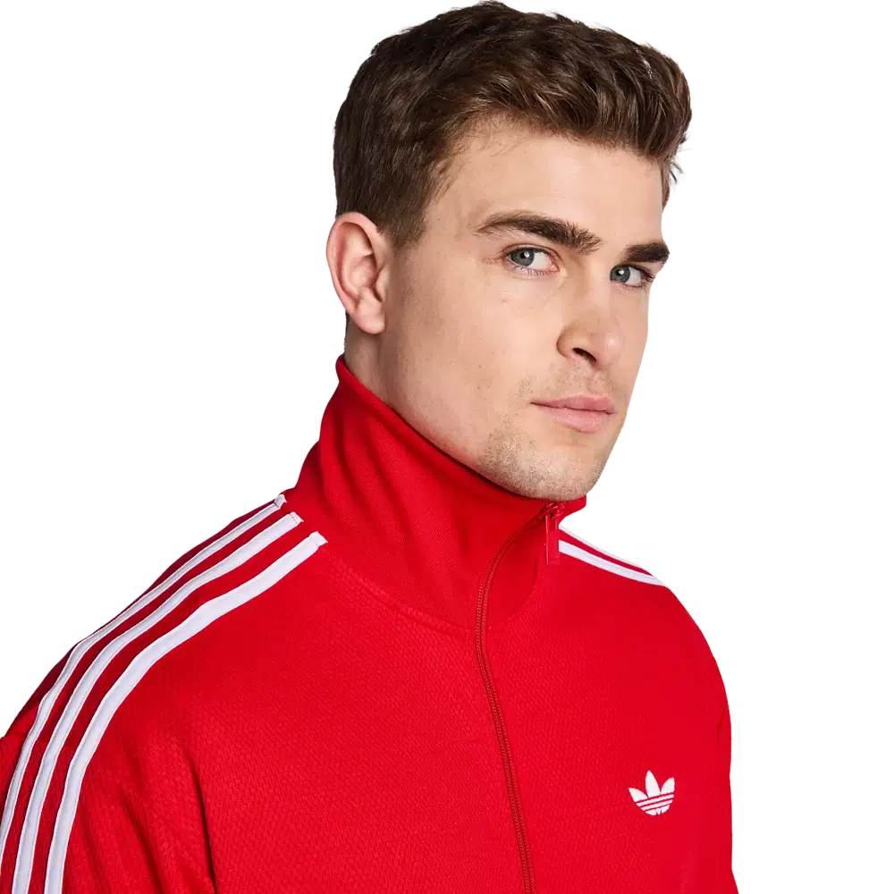 Блуза adidas Firebird Adicolor Mesh Track Top (Червен) - KE0788 – снимка 6