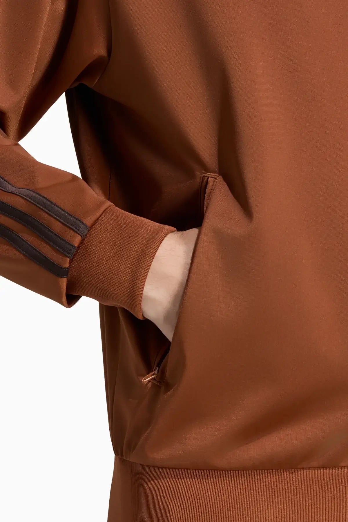 Блуза adidas Firebird Track Top (Кафяв) - KS7463 – снимка 5