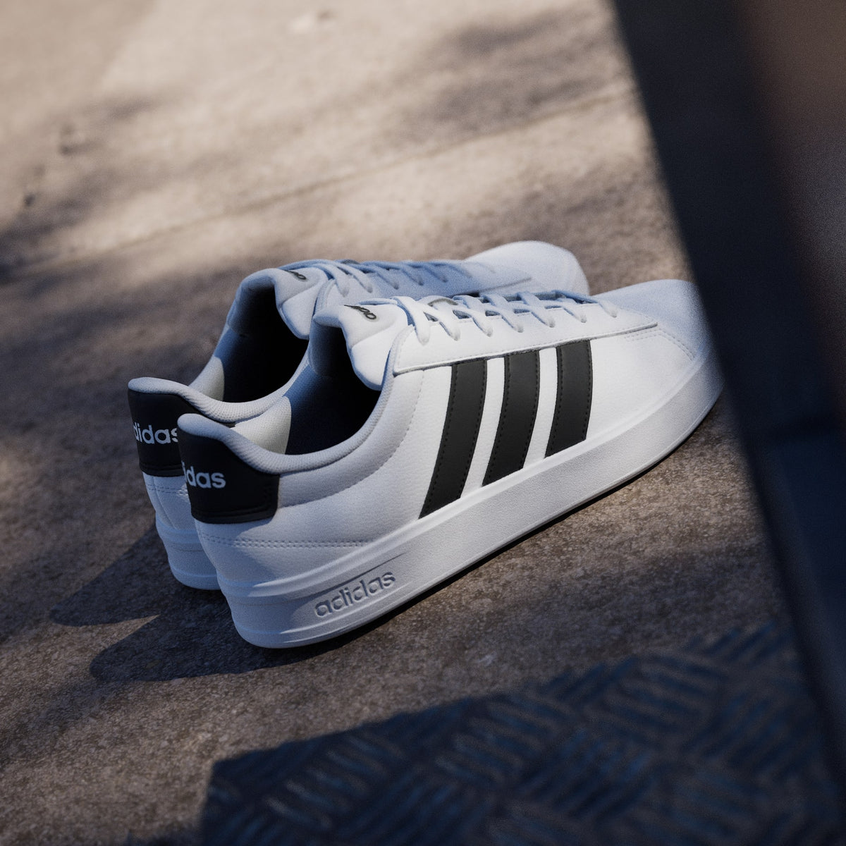 Мъжки маратонки adidas Grand Court 3.0 Cloud White Core Black - IH1472 – снимка 5