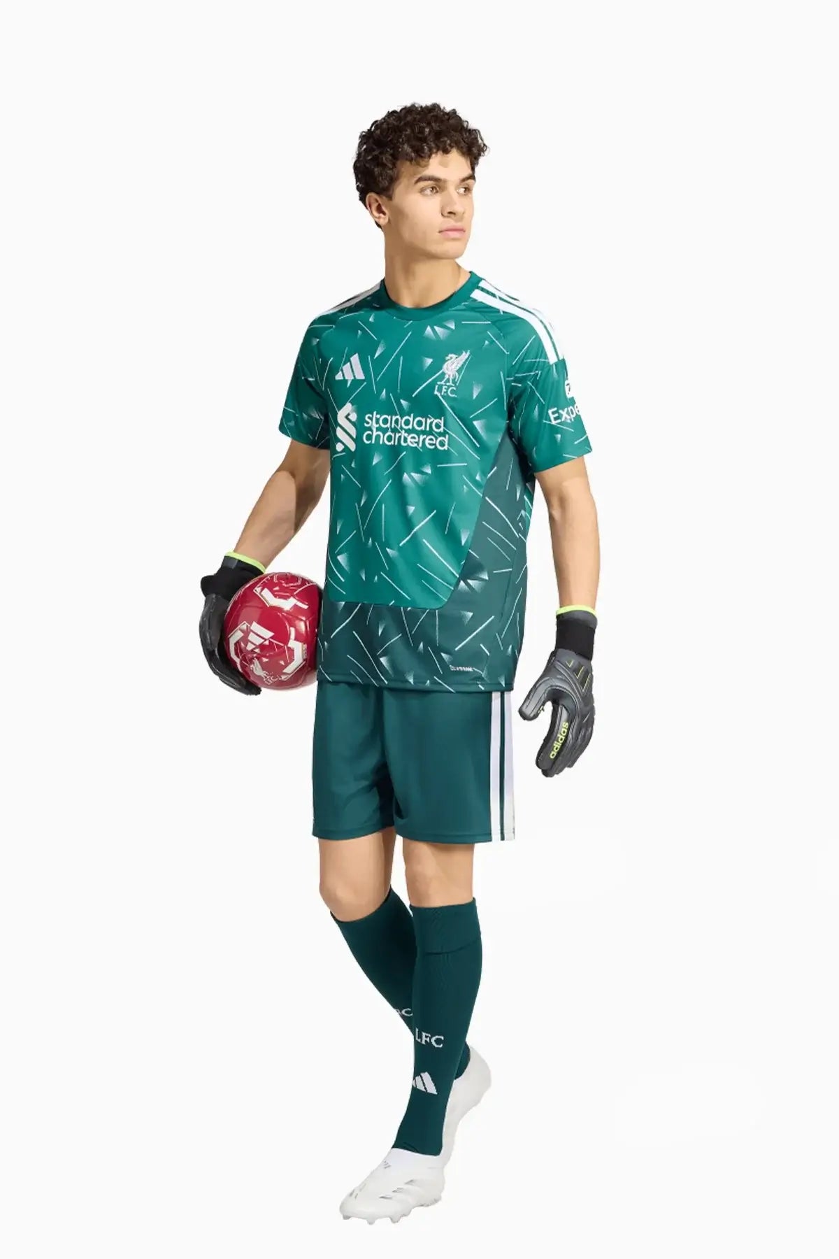 Тениска adidas Liverpool FC 26/27 Goalkeeper Replica (Зелено) - KT2080 – снимка 5