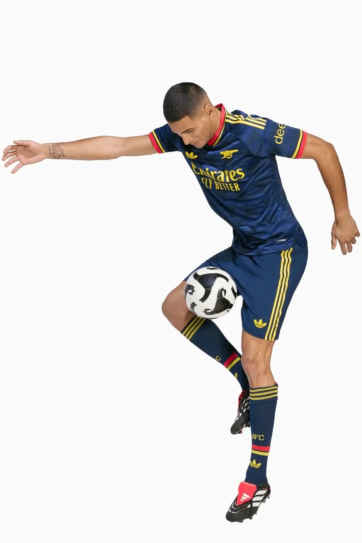 Тениска adidas Originals Arsenal FC 26/27 като Гост Authentic (Тъмносин) - JZ3161 – снимка 3