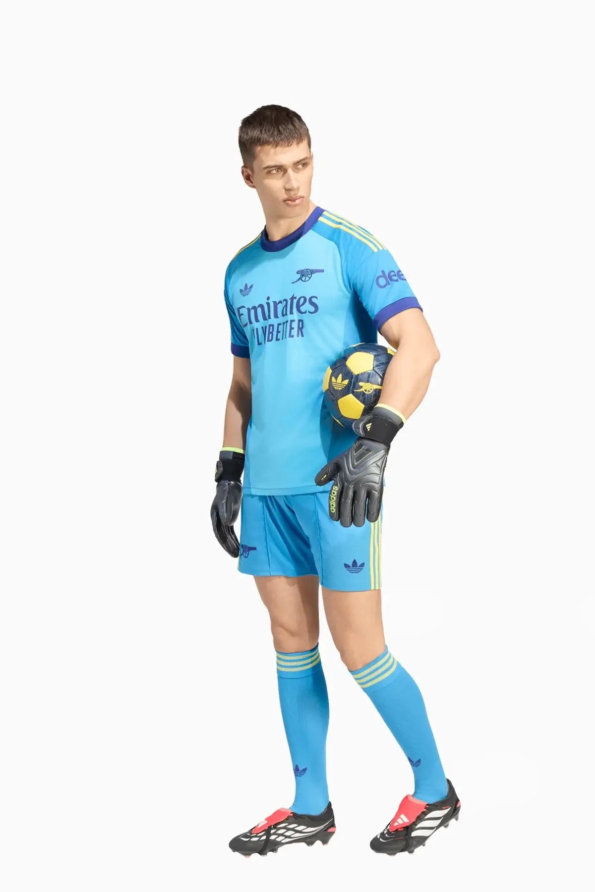 Тениска adidas Originals Arsenal FC 26/27 като Гост Goalkeeper (Син) - KB9966 – снимка 5