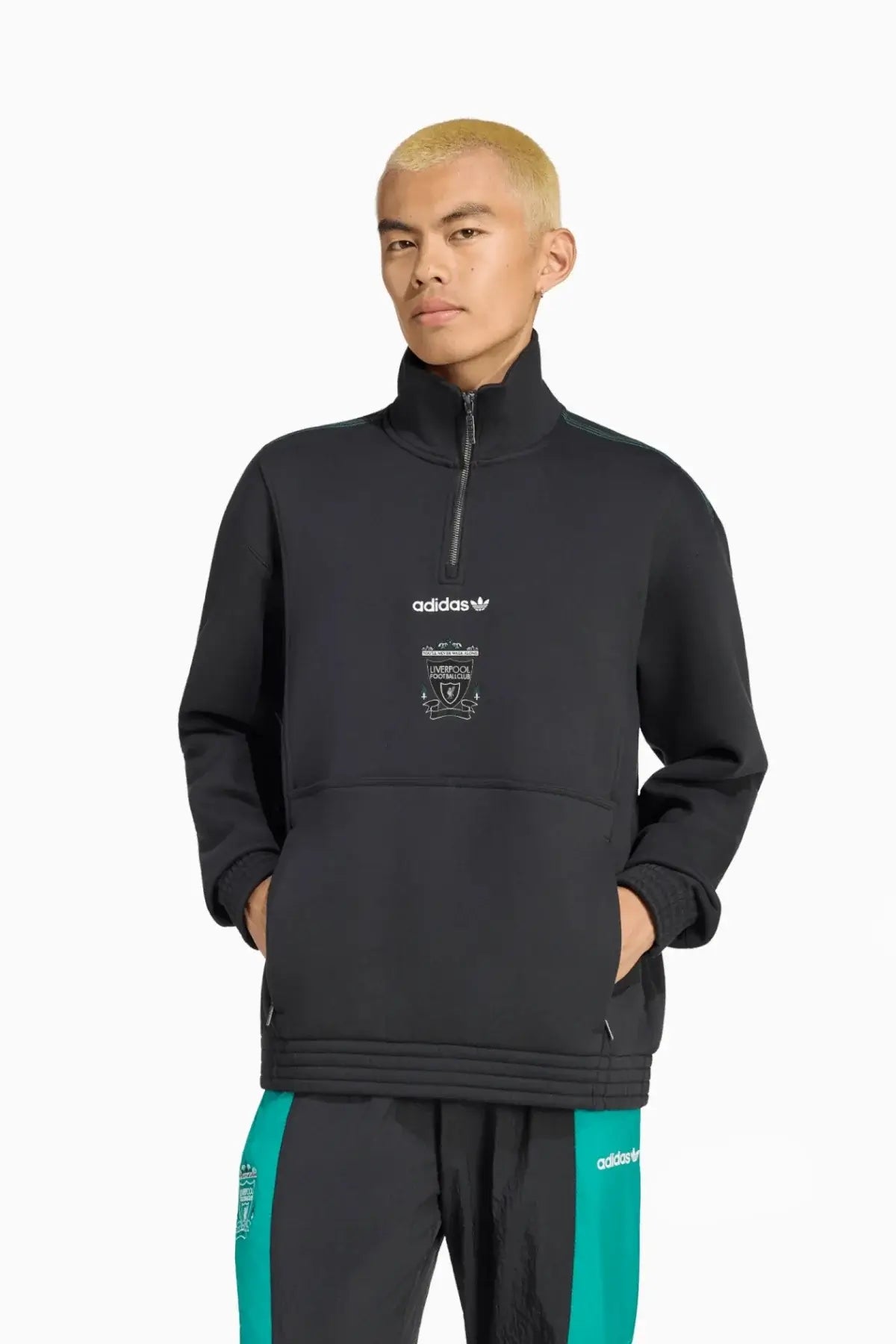 Блуза adidas Originals Liverpool FC 26/27 EQT Half-Zip (Черен) - KG2920