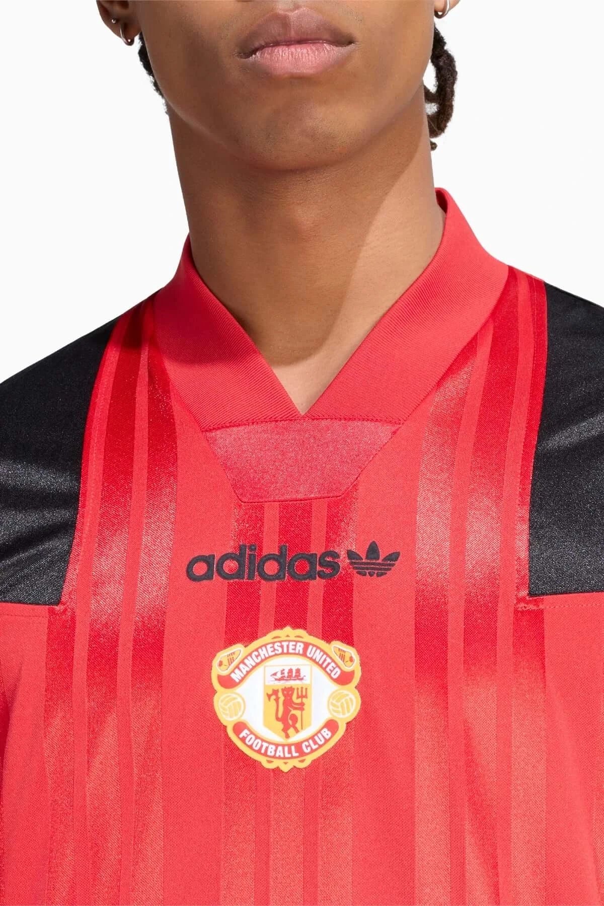 Тениска adidas Originals Manchester United 26/27 EQT (Червен) - KH4821 – снимка 3