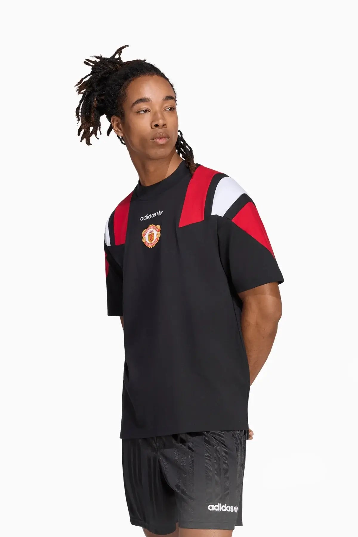 Тениска adidas Originals Manchester United 26/27 EQT Tee (Черен) - KH4824