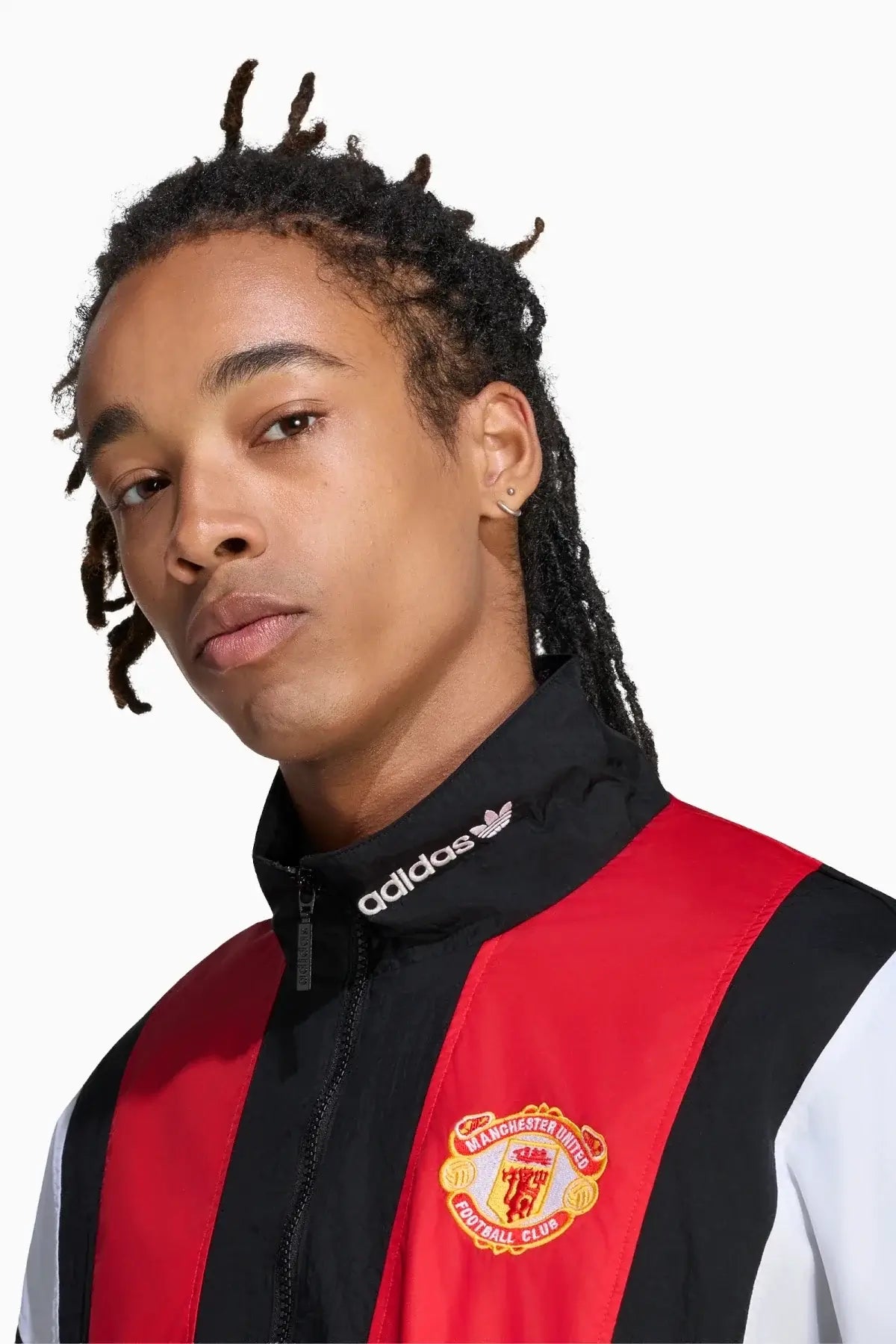 Блуза adidas Originals Manchester United 26/27 EQT Track (Черен) - KH4827 – снимка 4