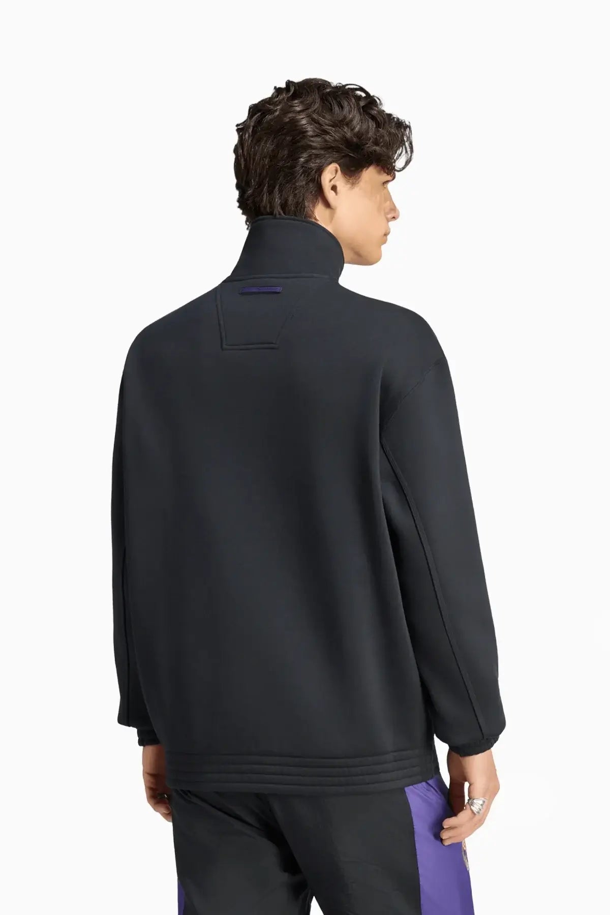 Блуза adidas Originals Real Madrid 26/27 EQT Half-Zip (Черен) - KG2987 – снимка 2