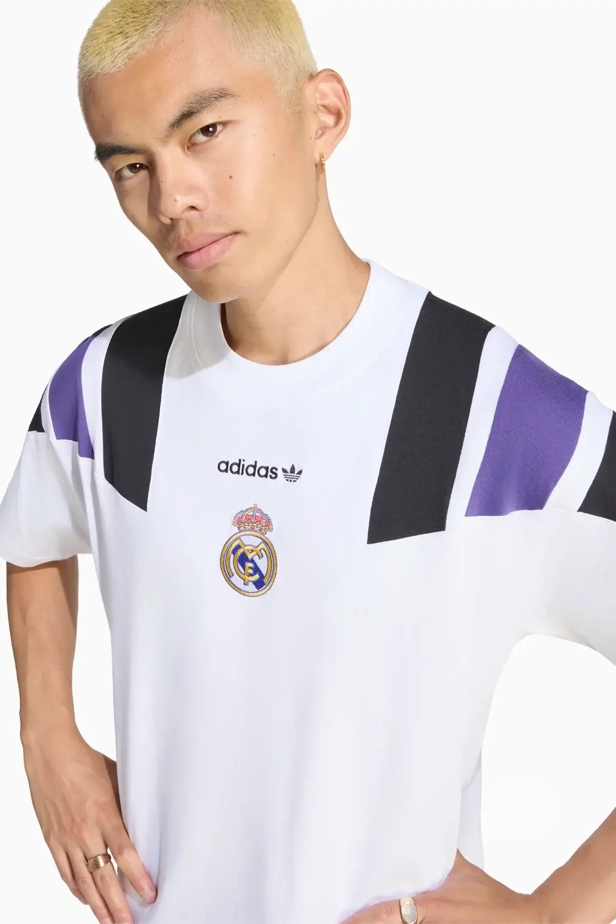 Тениска adidas Originals Real Madrid 26/27 EQT Tee (Бял) - KG2988 – снимка 3