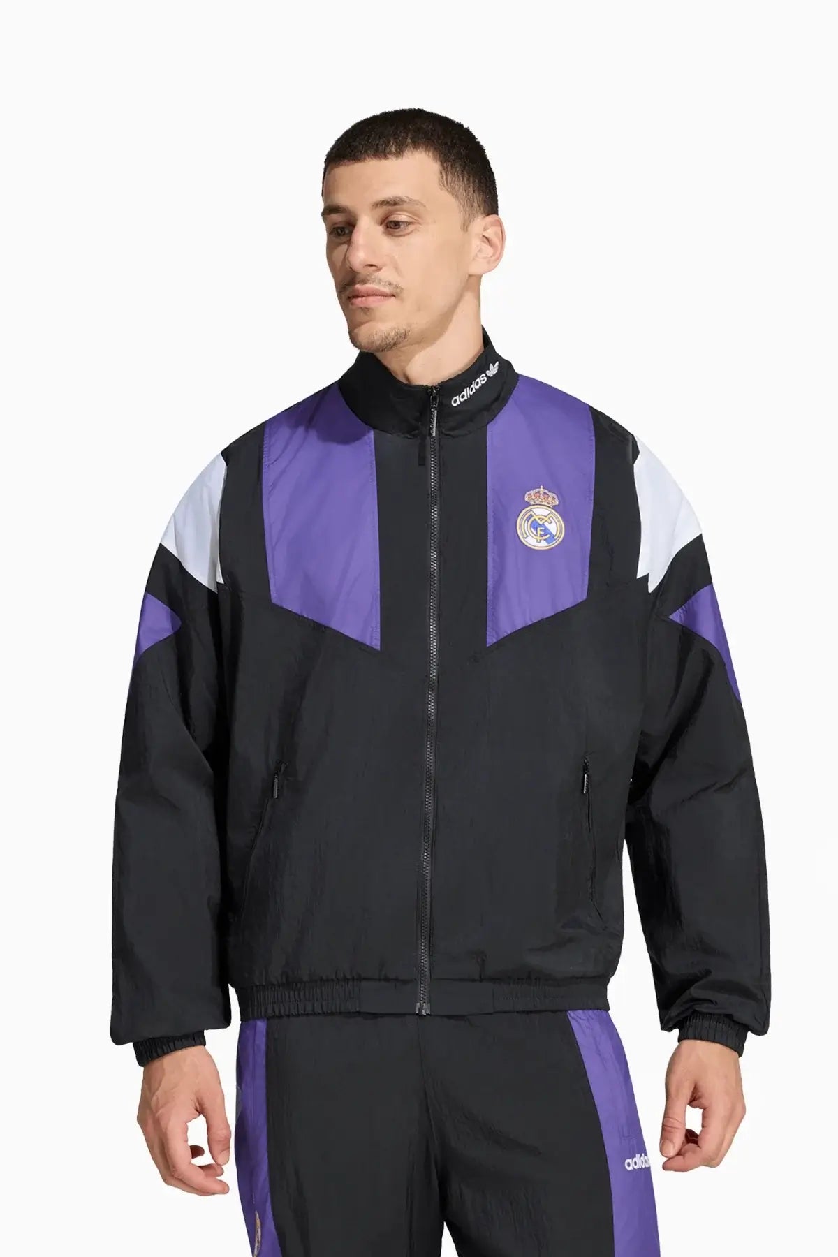 Блуза adidas Originals Real Madrid 26/27 EQT Track (Черен) - KG5373