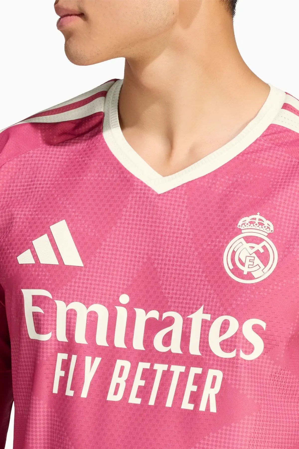 Тениска с дълги ръкави adidas Real Madrid 26/27 Third Authentic (Розов) - KC3965 – снимка 4