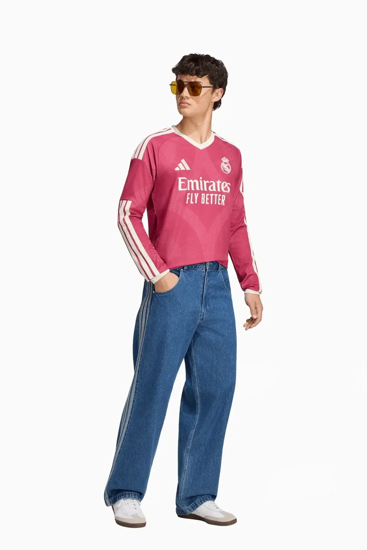 Тениска с дълги ръкави adidas Real Madrid 26/27 Third Replica (Розов) - KH1275 – снимка 3