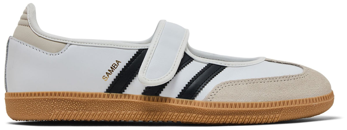 Маратонки adidas Samba Jane White Black Gum - JR1402 – снимка 2