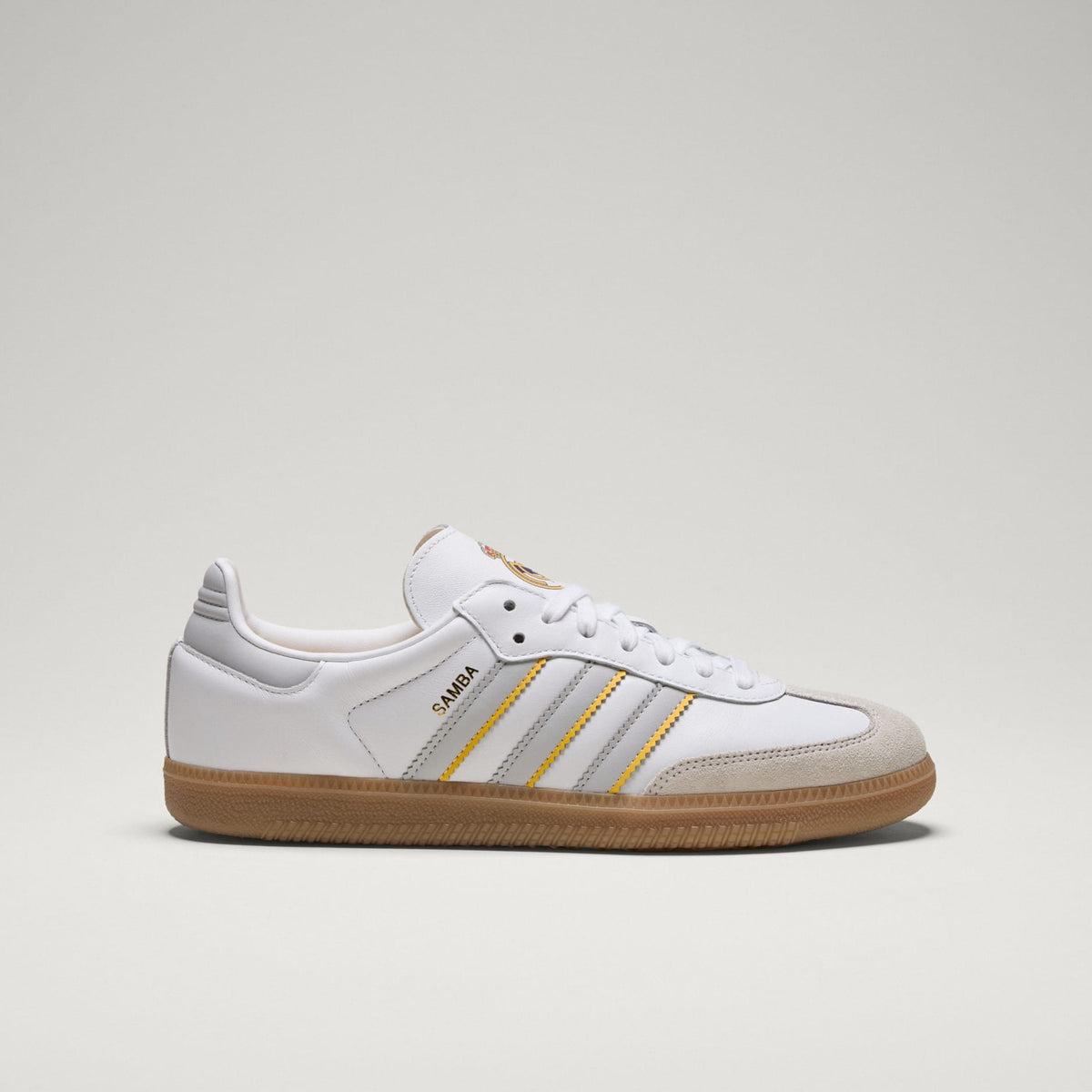 Мъжки маратонки adidas Samba Real Madrid Cloud White Grey Gum - JQ4038 – снимка 3