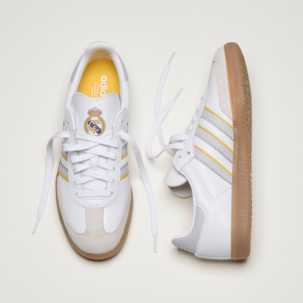 Мъжки маратонки adidas Samba Real Madrid Cloud White Grey Gum - JQ4038 – снимка 4