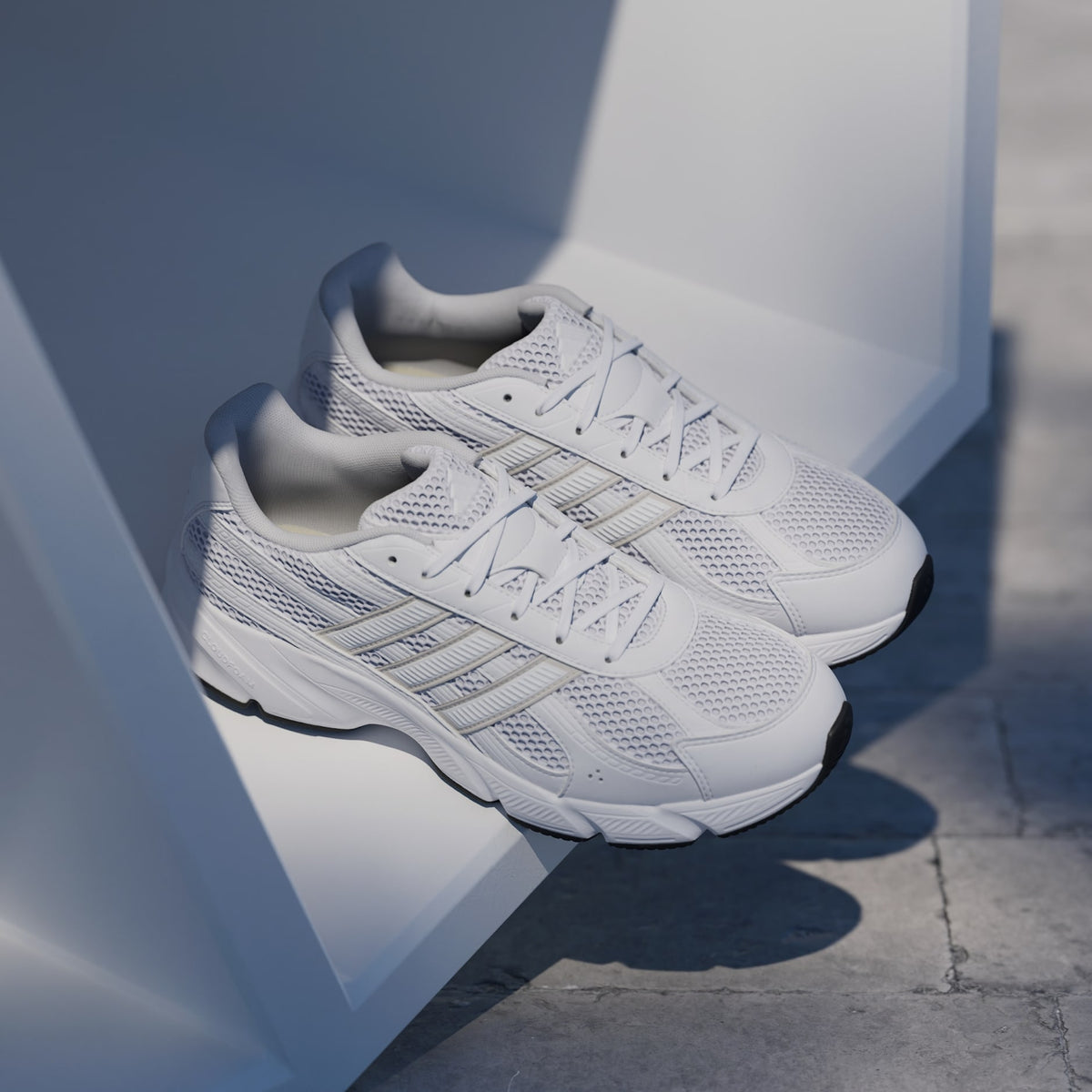 Мъжки маратонки adidas Technochaos 2000 Cloud White Grey One - KI4229 – снимка 4