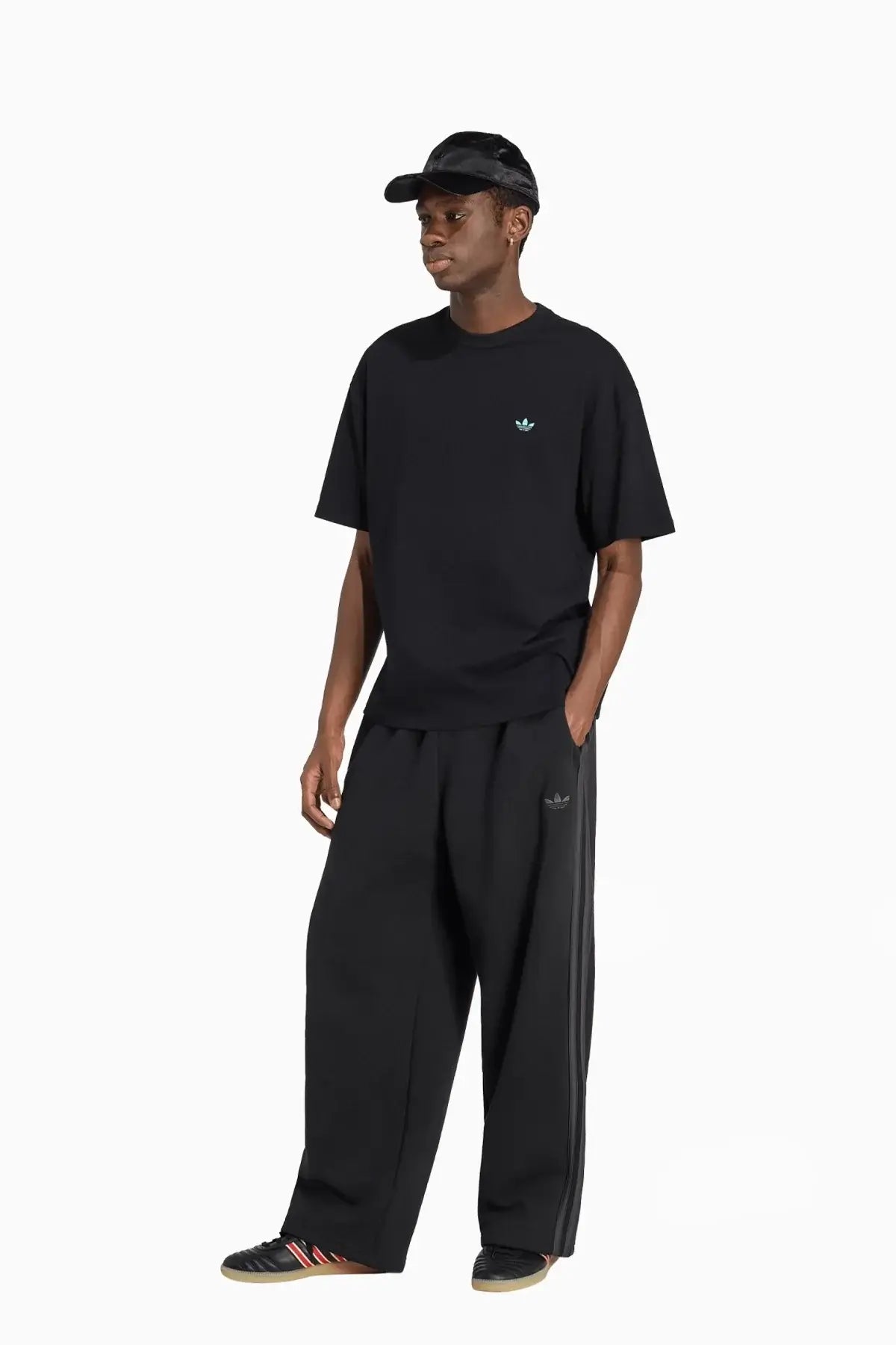 Тениска adidas Trefoil Essentials (Черен) - HZ1001 – снимка 3