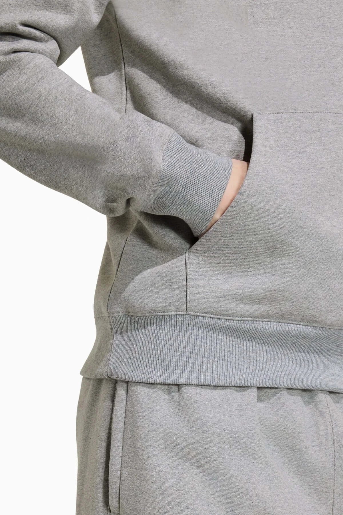 Блуза Adidas Trefoil Essentials Hoodie (Сив) - KS9807 – снимка 5