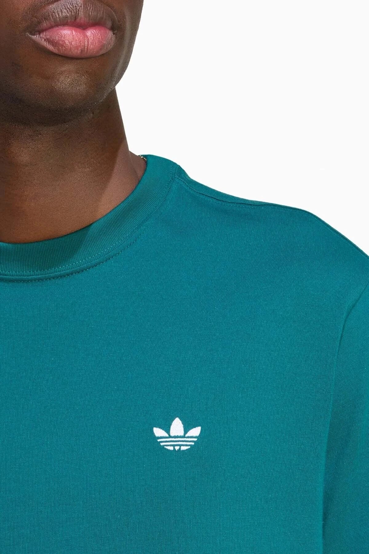 Тениска adidas Trefoil Essentials (Тъмнозелен) - KV9316 – снимка 4