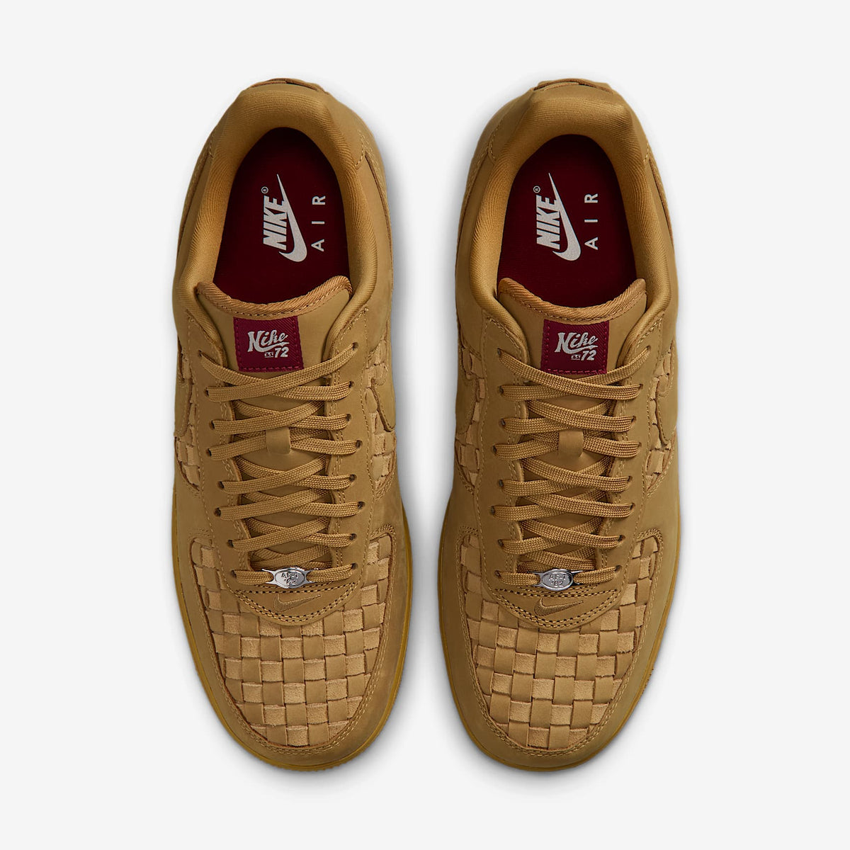 Мъжки маратонки Nike Air Force 1 Low Retro Premium Woven Wheat - IM5755-700 – снимка 4