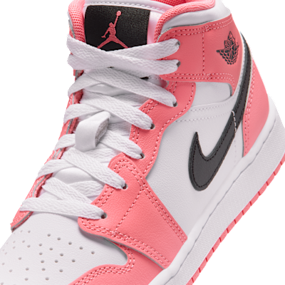 Маратонки Air Jordan 1 Mid Pink Gaze - DQ8423-602 – снимка 7