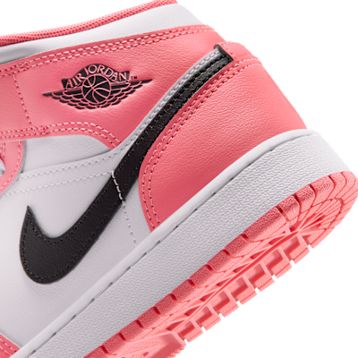 Маратонки Air Jordan 1 Mid Pink Gaze - DQ8423-602 – снимка 8