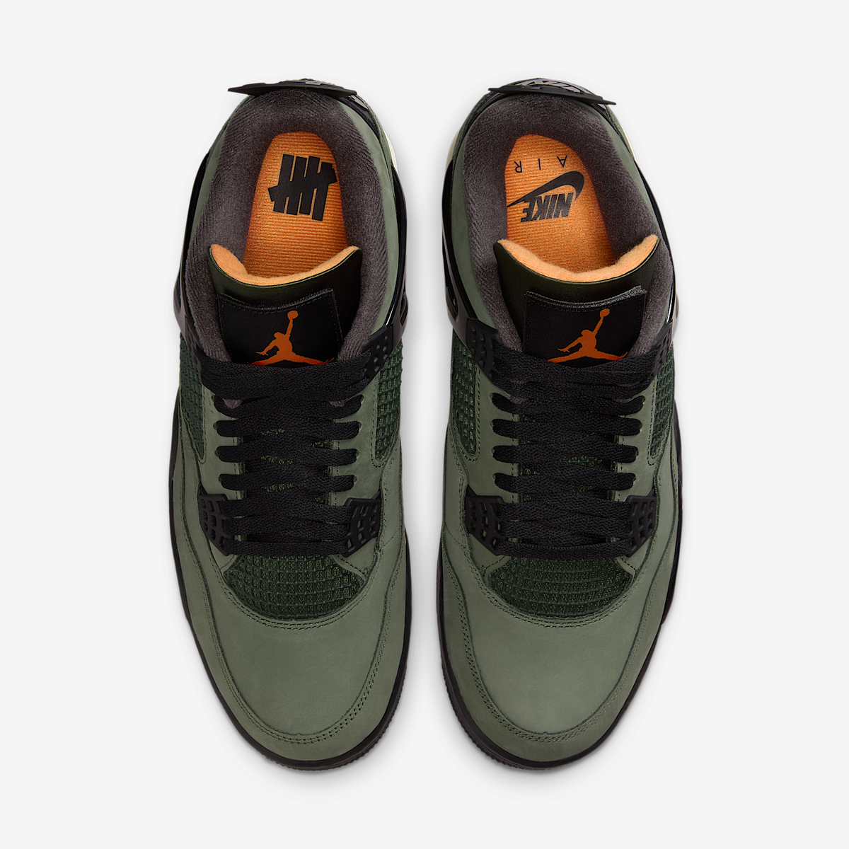 Мъжки маратонки Air Jordan 4 Retro OG SP Undefeated (Зелен) – снимка 4