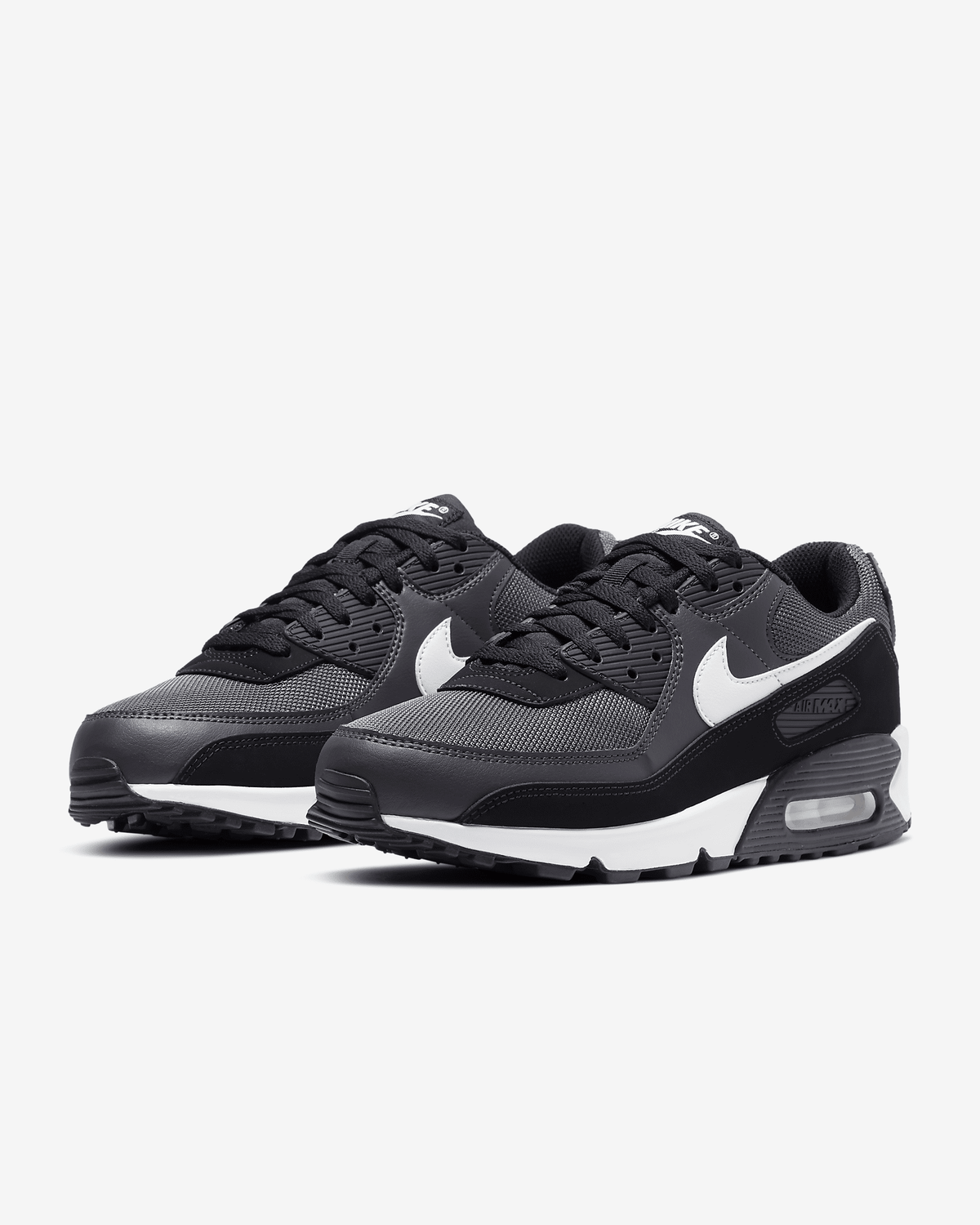 Мъжки маратонки Nike Air Max 90 Iron Grey Dark Smoke Grey Black - CN8490-002 – снимка 3