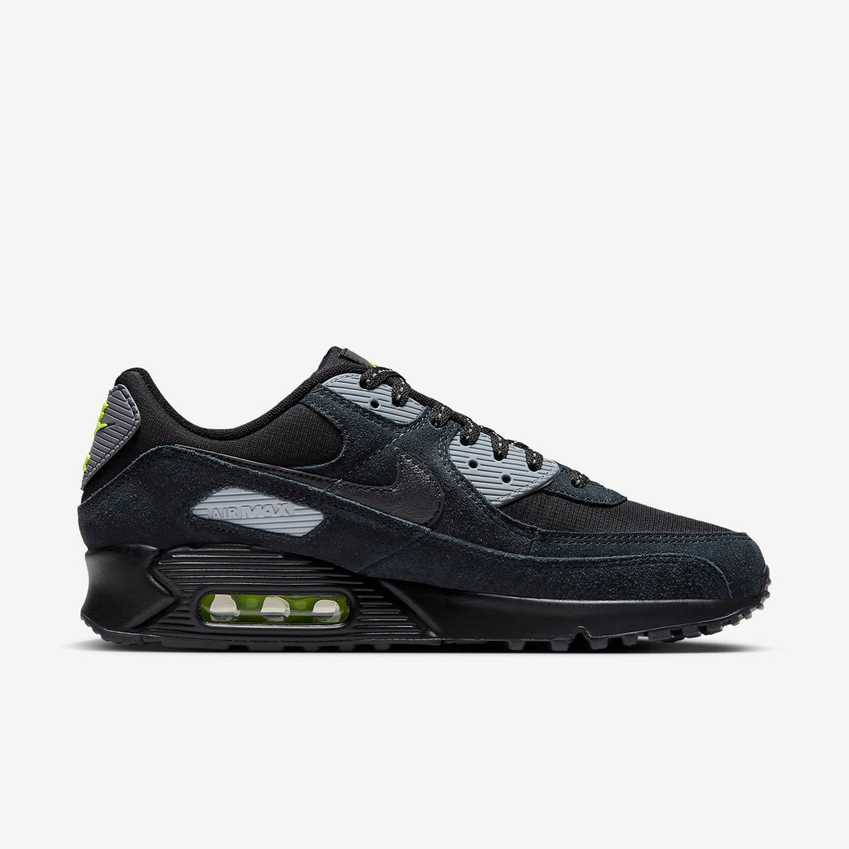 Мъжки маратонки Nike Air Max 90 Black Volt Cool Grey - FQ2377-001 – снимка 3