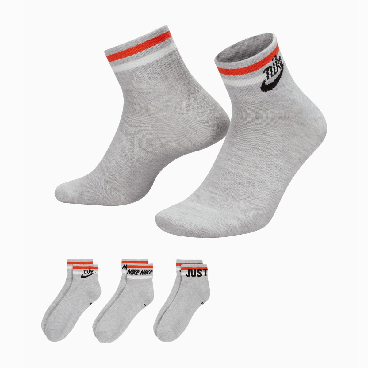 Чорапи Nike Everyday Essential 3-Pack (Сив) - DX5080-050