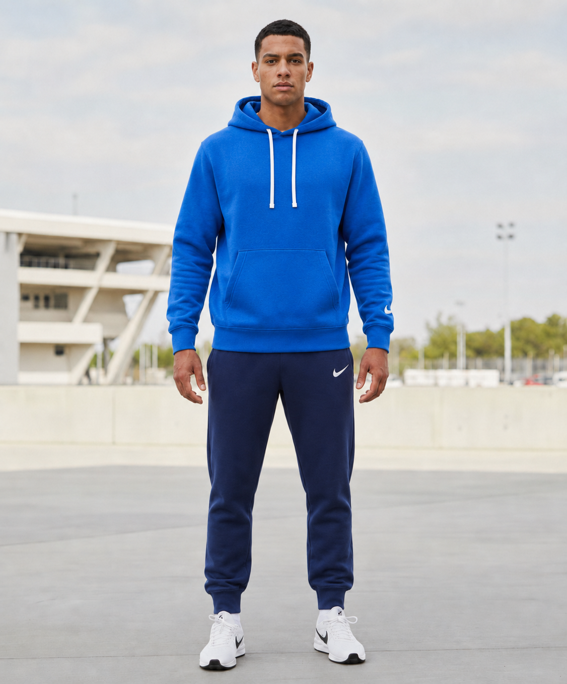 Мъжки спортен екип PARK 26 WINTER HOODY TRACK - IO9035-463/IB1248-410