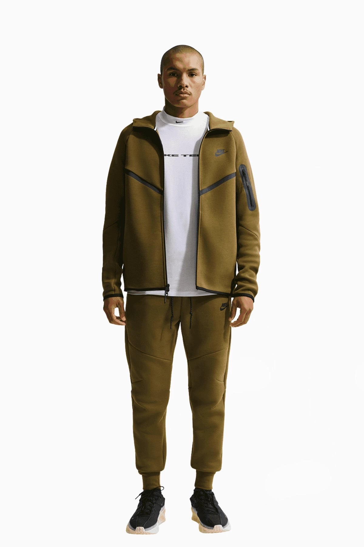 Блуза Nike Sportswear Tech Fleece Windrunner (Зелен) - HV0949-368