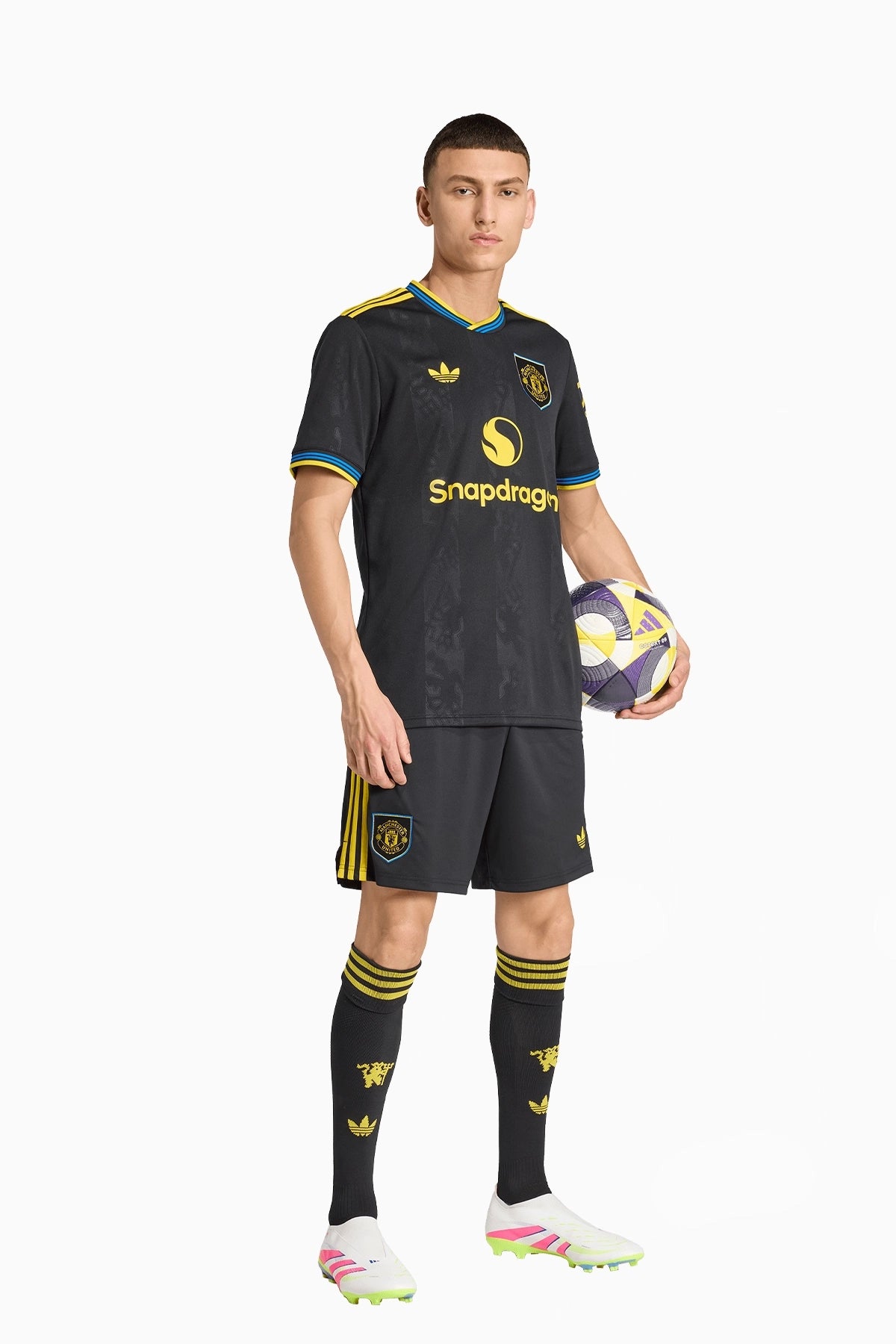 Шорти adidas Manchester United 25/26 Домакински екип (Черен) - JI7420 – снимка 5