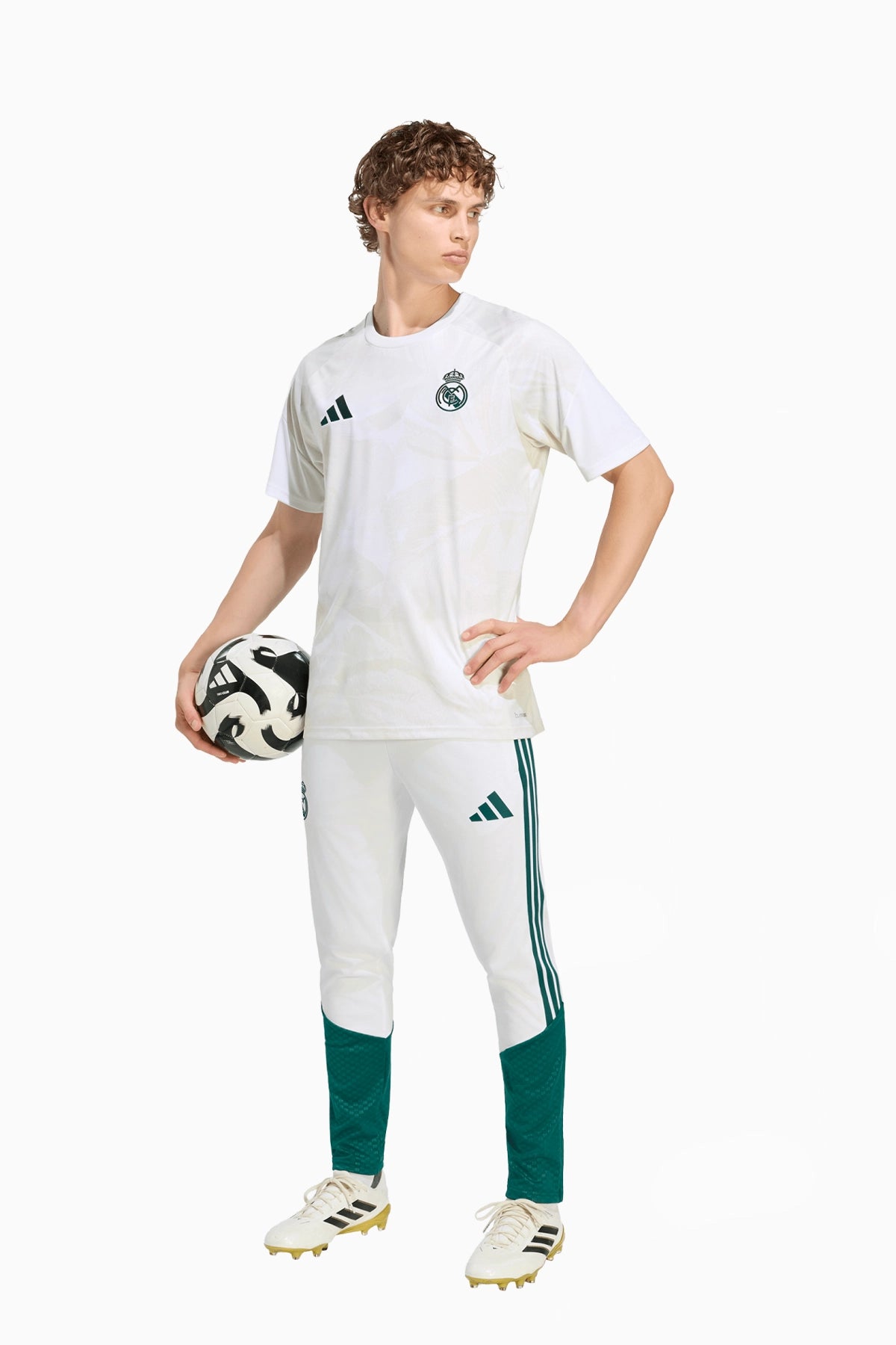 Тениска adidas Real Madrid 26/27 Pre-Match (Бял) - KB6367 – снимка 3