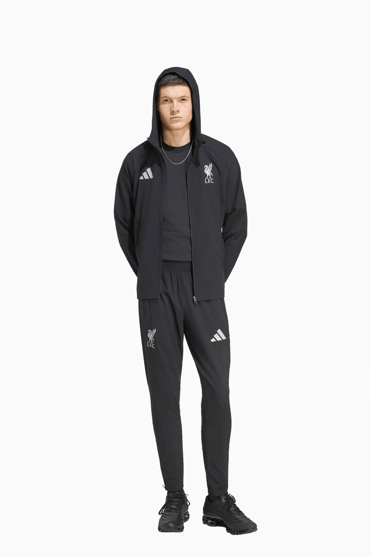 Яке adidas Liverpool FC 26/27 Tiro Travel (Черен) - KG2895 – снимка 3