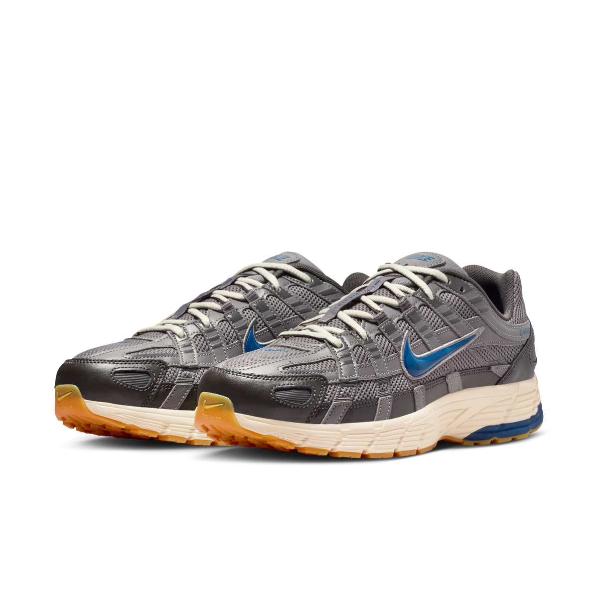 Мъжки маратонки Nike P-6000 Cool Grey Midnight Navy White - CD6404-030 – снимка 6