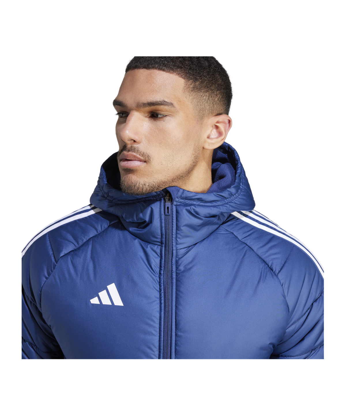 Яке adidas Tiro 24 Long Coat (Тъмносин) - IR9502 – снимка 4