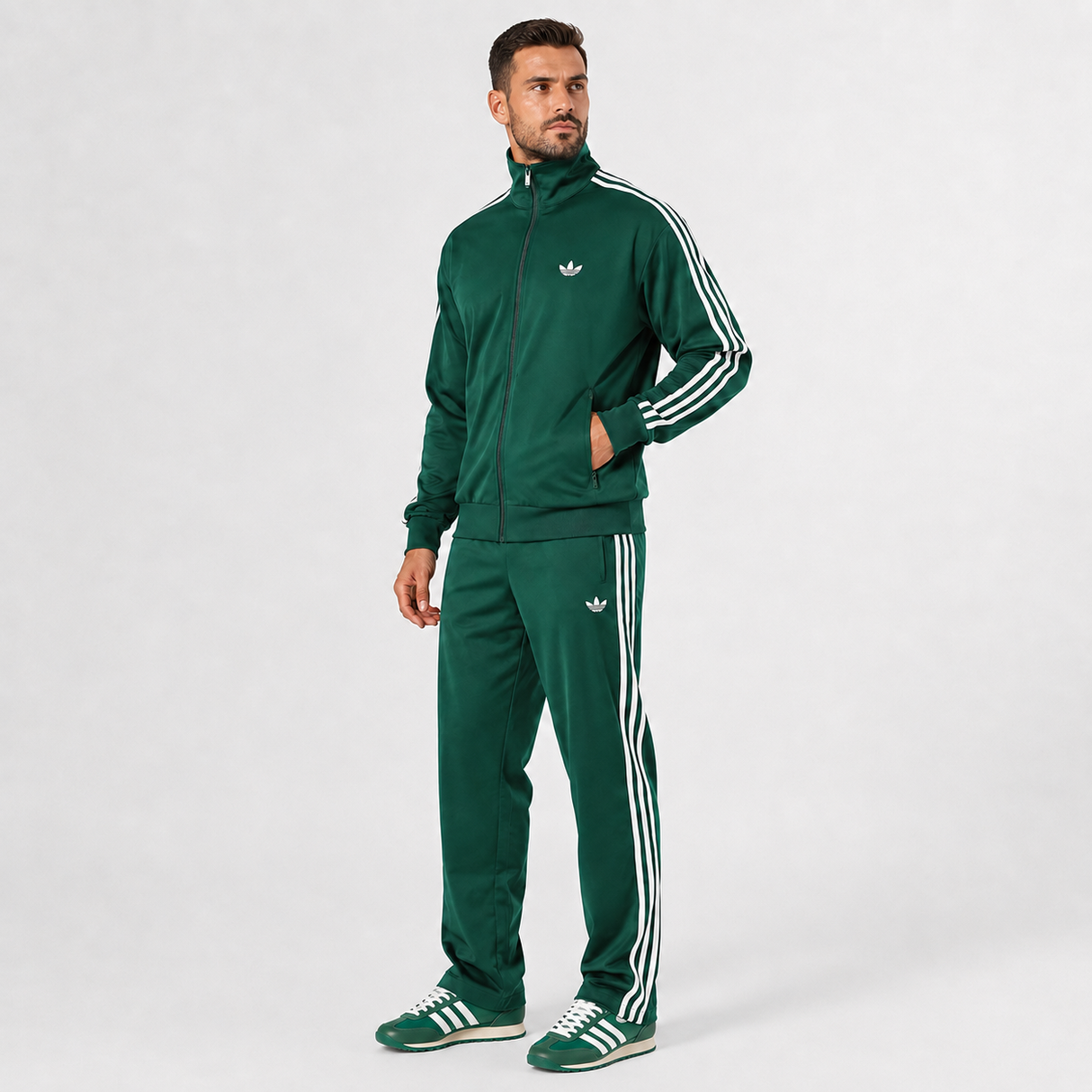 Спортен екип Originals Firebird (Тъмно зелен) - KD8314-KD8317