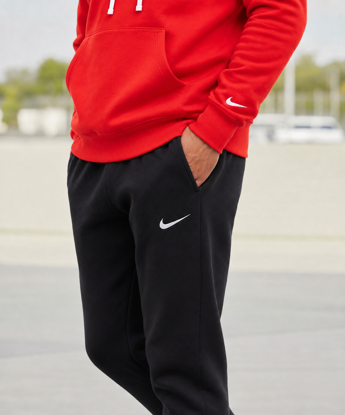 Мъжки спортен екип PARK 26 WINTER HOODY TRACK - IO9035-657/IB1248-010