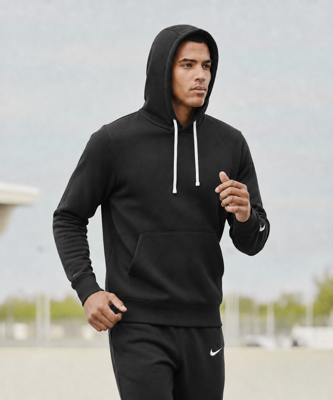 Мъжки спортен екип PARK 26 WINTER HOODY TRACK - IO9035-010/IB1248-010
