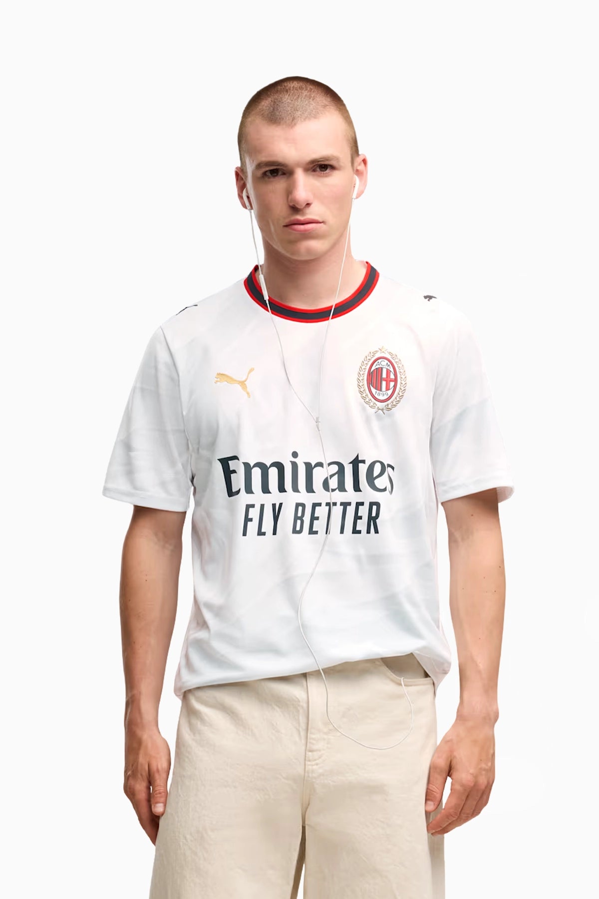 Тениска AC MILAN 26/27 Away Replica (Бяла) - 784130-02