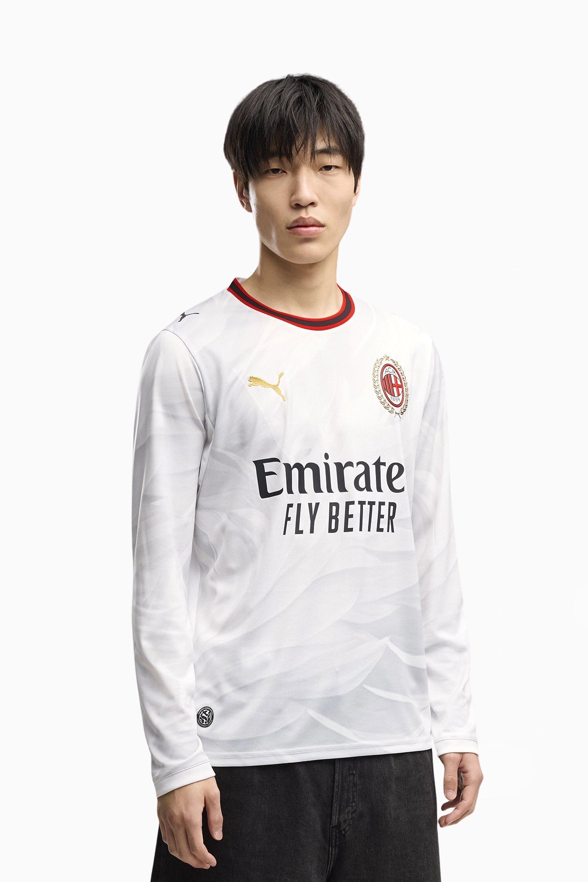 Тениска с дълги ръкави AC MILAN 26/27 Away Replica (Бяла) - 784131-02