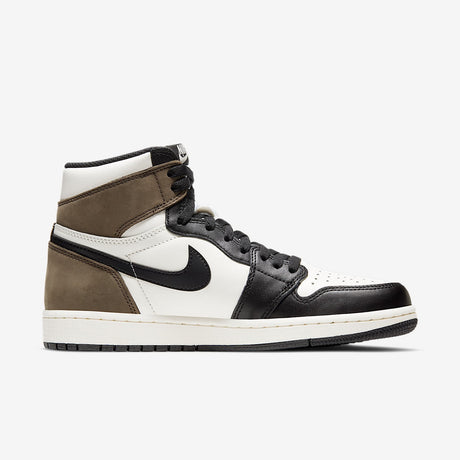 Мъжки маратонки Air Jordan 1 Retro High OG Sail Dark Mocha Black - 555088-105 – снимка 3