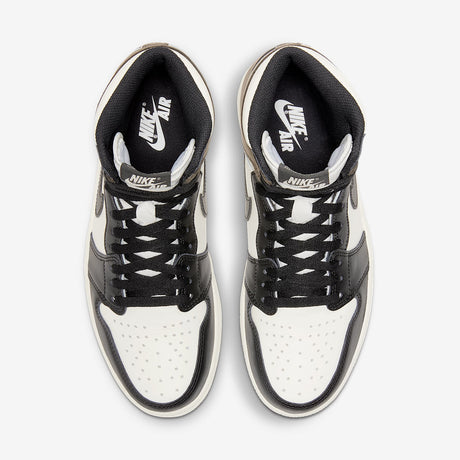 Мъжки маратонки Air Jordan 1 Retro High OG Sail Dark Mocha Black - 555088-105 – снимка 4