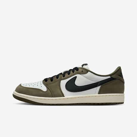 Мъжки маратонки Nike Air Jordan 1 Retro Low Medium Olive Summit White Sail Black - HQ6998-200