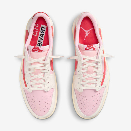 Мъжки маратонки Nike Air Jordan 1 Retro Low OG SP Travis Scott Sail Tropical Pink - IQ7604-101 – снимка 4
