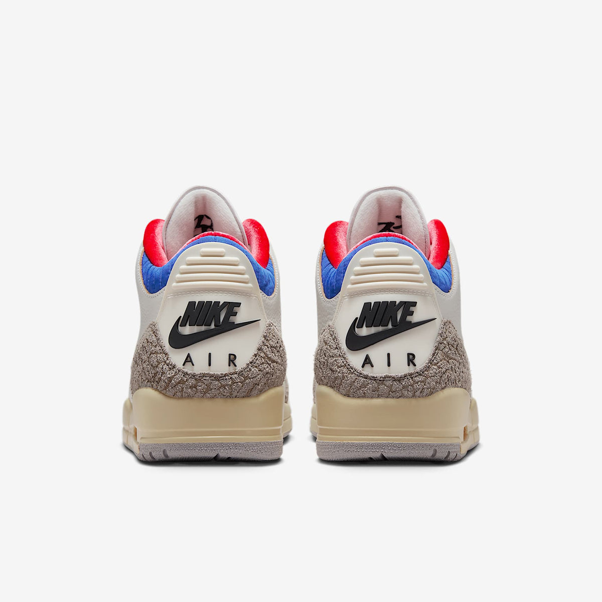 Мъжки маратонки Air Jordan 3 Retro White Sport Royal Challenge Red - IB1482-100 – снимка 6
