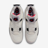 Мъжки маратонки Air Jordan 4 Retro Flight Club Sail University Red Black - IM4002-100 – снимка 4