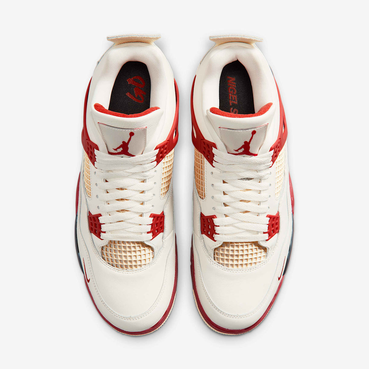 Мъжки маратонки Air Jordan 4 Retro OG Nigel Sylvester Brick After Brick - IQ8055-100 – снимка 7