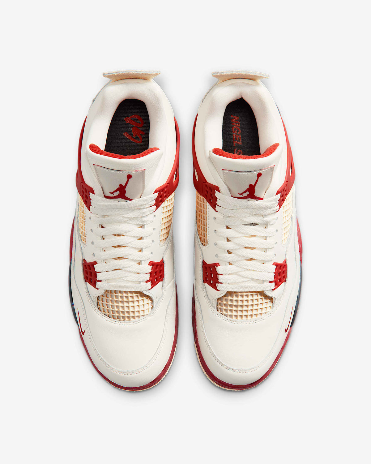 Мъжки маратонки Air Jordan 4 Retro OG Nigel Sylvester Brick After Brick - IQ8055-100 – снимка 8